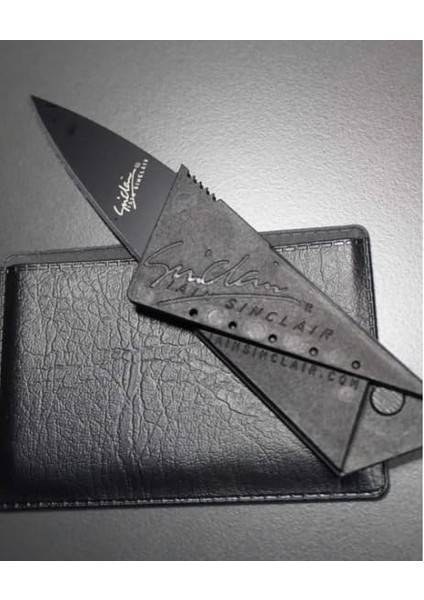 Kredi Kartı Şeklinde Bıçak,cardsharp,deri Kartlık Hediyeli modelleri