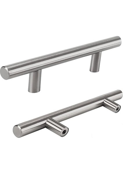Adet Pürüzsüz 128 mm Inox Metal Dolap Dolabı Mobilya Mutfak Çekmece Kapak Kulbu Kulpu Kulpları