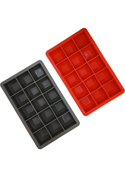 Silikon Buz Kalıbı Silikon Buz Kalıbı Gri Kırmızı fırsatları