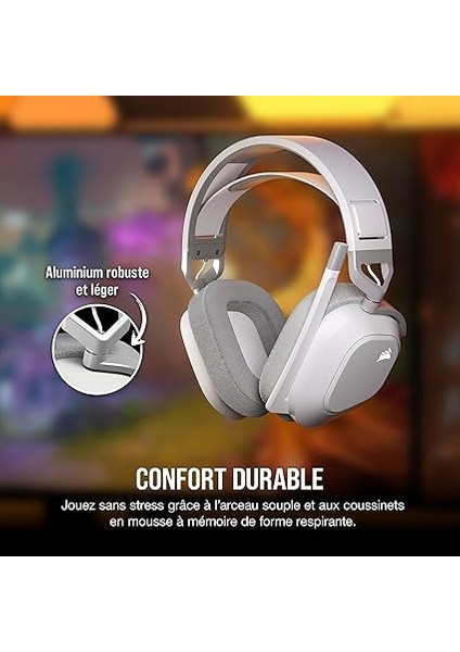 HS80 Max Kablosuz Gaming Kulaklık, White (CA-9011296-EU) fırsatları