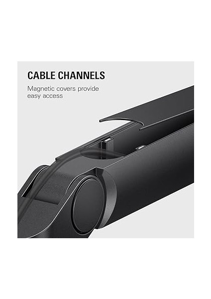 Wave Düşük Profil Mikrofon Taşıyıcı Kol, 360 Derece Yatay &amp; 90 Derece Diker Ayarlama, Kablo Gizleme Kanalları (10AAN9901) indirimleri