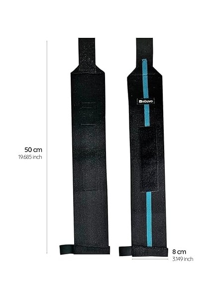 Ağırlık Destek Bilekliği Güç Bileklik Ağırlık Kaldırma Için Bilek Kayışları Fitness Ağırlık Bilek Bandajı 2 Adet Siyah/mavi modelleri