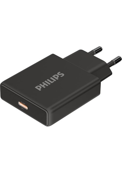 DLP4311C Type-C Hızlı Şarj Adaptörü, 33W Powerdelivery 3.0 + Quickcharge 3.0, Akım Korumalı, Slim Şarj (Siyah)