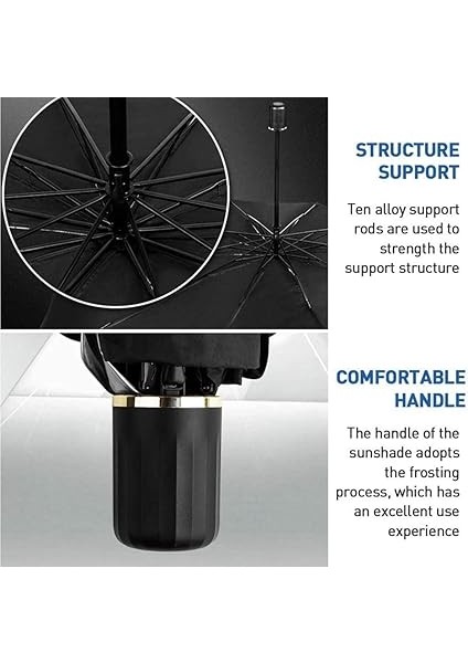 Sedan Suv Araba Güneşliği, Ön Cam Uv Işınları ve Isı Için Güneşlik Koruyucu, Katlanabilir Ön Cam Güneşlik Şemsiyesi, Arabayı Serin Tutun, Kullanımı Kolay/saklayın, 137 cm x 81 cm modelleri
