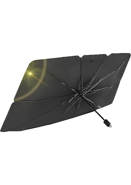 Sedan Suv Araba Güneşliği, Ön Cam Uv Işınları ve Isı Için Güneşlik Koruyucu, Katlanabilir Ön Cam Güneşlik Şemsiyesi, Arabayı Serin Tutun, Kullanımı Kolay/saklayın, 137 cm x 81 cm fırsatları