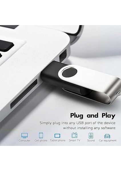 Flash Sürücüler, Yüksek Hızlı USB 3.0 Bellek Çubuğu, Taşınabilir USB Depolama Döner Başparmak Sürücü, Veri Depolama, Tv, Pc, Dizüstü Bilgisayar Için Su Geçirmez Ultra Büyük Kapasiteli USB Stick fiyatları