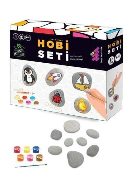Zeka Hobi Seti Taş Boyama