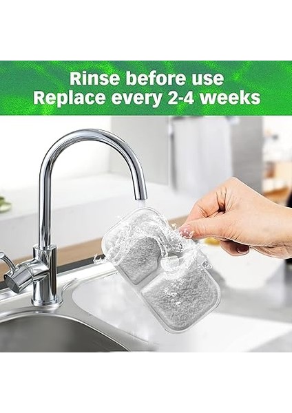 9- Paket Kedi Çeşmesi Filtresi Ön Filtre Süngerleri ile Değiştirme, Petlıbro 2.5L/80OZ Kedi Su Çeşmesi PLWF005/PLWF115 ile Uyumlu fırsatları