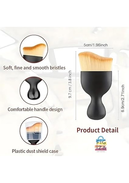 Yumuşak Kıllı Araç Içi Temizlik Fırçası – Detaylı Oto Temizlik Için Ergonomik Fırça | Torpido, Havalandırma, Konsol ve Dar Alanlar Için Toz Alma Fırçası | Çizmez, Kompakt, Dayanıklı fiyatları