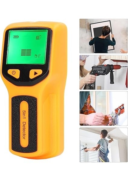 1 Arada Çivi Dedektörü Duvar Tarayıcı, Ahşap, Metal, Ac Kabloları ve Boruların Doğru Tespiti Için Hd LCD Ekranlı. indirimleri