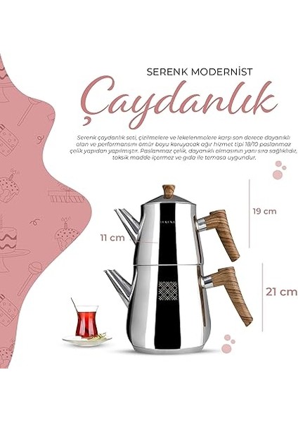 Definition Çaydanlık, Paslanmaz Çelik, Polisaj Dış Yüzey,kapsül Taban, 2,0 Lt modelleri