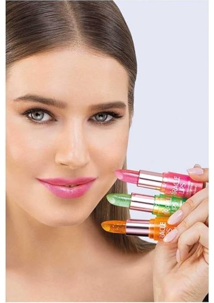 Rose Miracle Lips Color Change Jelly Lipstick No: 101 Berry Pink - Renk Değiştiren Ruj modelleri