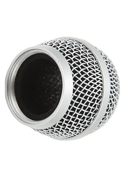 Mikrofon Izgarası Topu Kafa Dayanıklı Dahili Filtre Süngeri Mikrofon Izgarası Patlamaya Dayanıklı Rüzgar Geçirmez PG58 Için Yedek modelleri