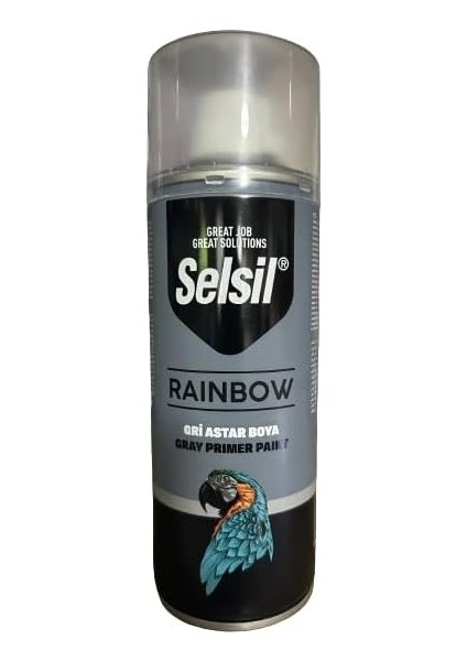 Rainbow Astar Sprey Boya Gri 400 ml