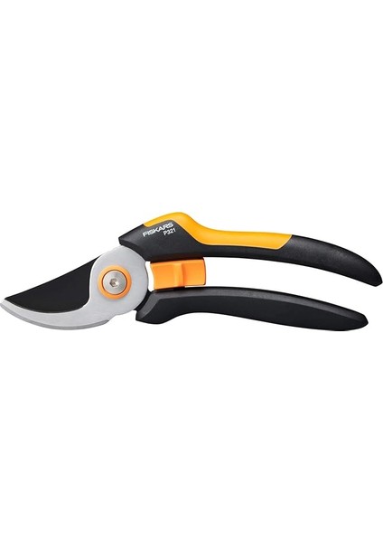 Bypass M Bahçe Makası, Masif, P321, Taze Dallar ve Çalılar Için, Yapışmaz Kaplama, Paslanmaz Çelik Bıçaklar, Uzunluk: 20,1 Cm, Siyah/turuncu, 1057162