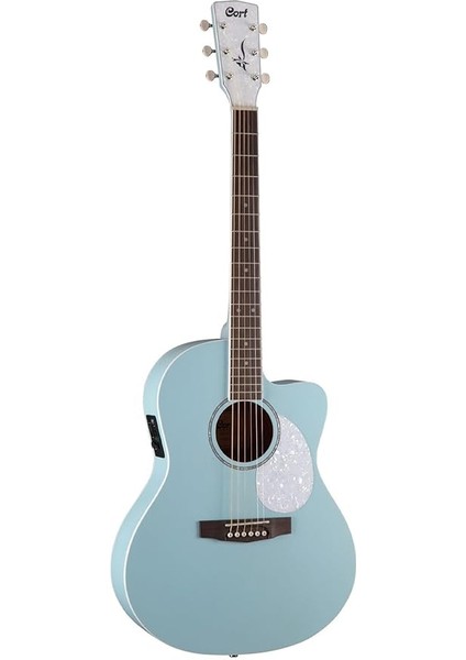 Jade Skop Akustik Gitar Açık Gözenekli Gökyüzü Mavisi Mat