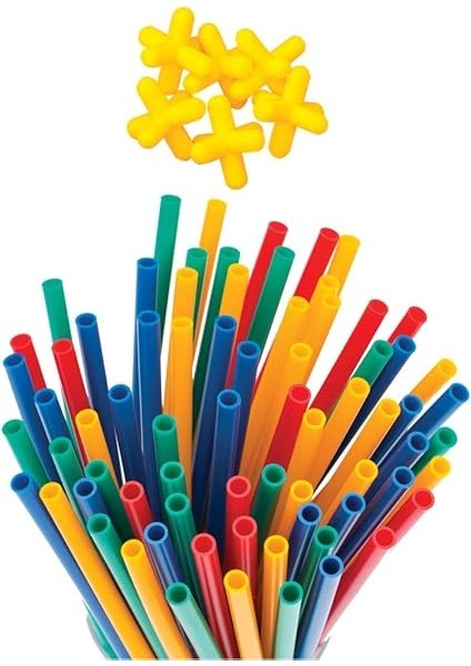 Süper Bambu Çubuklar 200 Parça, Esnek Plastik, +3 Yaş Için modelleri