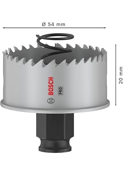 1 x Pro Sheet Metal Power Change Plus Delikli Testere (Paslanmaz Çelik Levhalar, Çelik Levhalar, Ø 54 Mm, Profesyonel Aksesuar Döner Matkap/sürücü) indirimleri