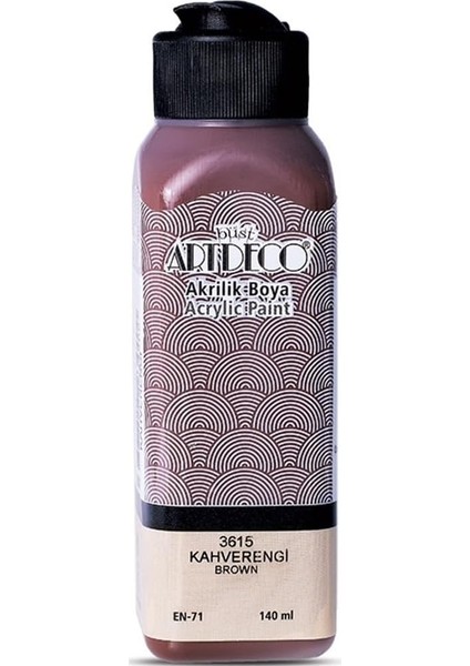 Akrilik Boya, 140ML, Kahverengi 3615
