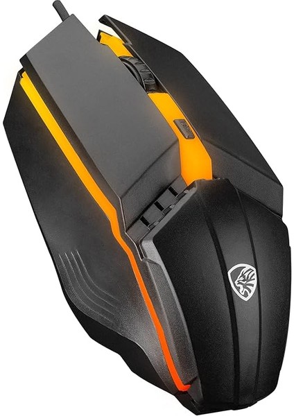 HKM-X86 Quın Siyah USB Gökkuşağı Zemin Aydınlatmalı Gaming Oyuncu Klavye + Mouse Set fiyatları