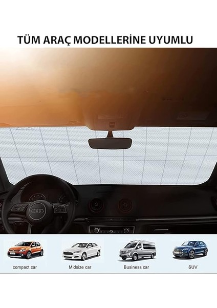 Araba Ön Cam Güneşlik Araç Oto Güneşlik Güneş Koruyucu Katlanabilir Vantuslu Araba Perdesi Önleyici modelleri