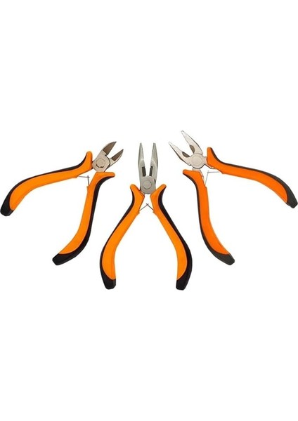 Home Mini Pense+Mini Yan Keski+Mini Kargaburun (12 Cm) 3 Lü Hobi Set Asorti