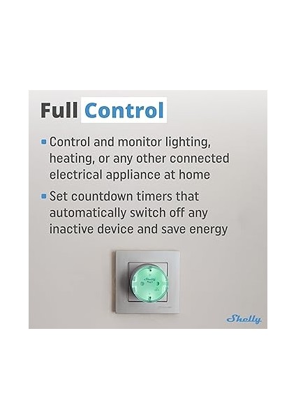 Plug S Mtr Gen3 Beyaz, Matter Sertifikalı Akıllı Priz, Güç Izleme ve Çok Renkli LED Göstergeli, Ios Android App Uzaktan Kumanda, Google Home ve Alexa Aksesuarı, Zamanlayıcı indirimleri