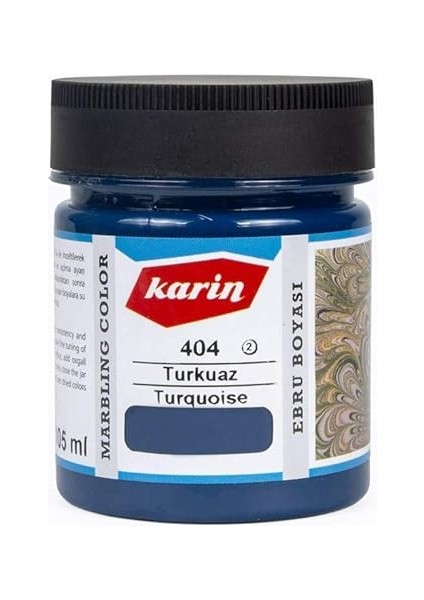 Ebru Boyası 105ML - Turkuaz 404