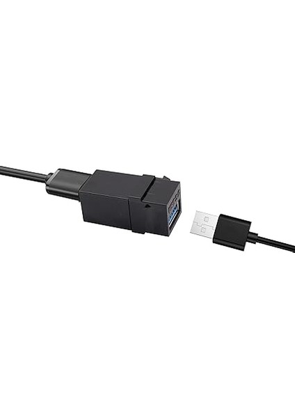 USB 3.0 A Keystone Adaptörü Kadın - Dişi USB 3.0 A Keystone Jack Ekleme Soket Bağlayıcı Adaptörü Duvar Plakası Çıkış Paneli Için (Siyah/5'li Paket) indirimleri