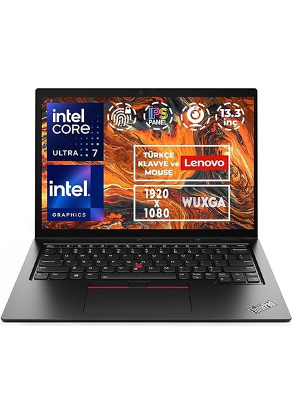Thinkpad L13 Gen 5 Ultra 7 165U 32GB 512GB SSD 13.3 W11P Dokunmatik Pc 21LM002BTX 005