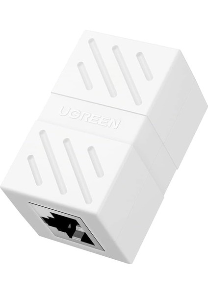 RJ45 Cat6 Cat7 Cat8 Ethernet Kablo Uzatma Aparatı Beyaz