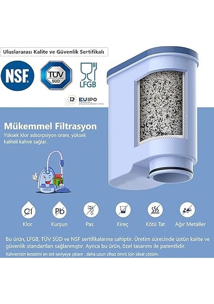 Makinesi Bakım Seti | 2’li Aquaclean Su Filtresi + 10’lu Yağ Çözücü Tablet (Ekonomik Paket!) modelleri