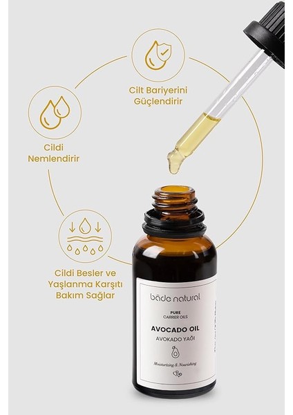 Natural Avokado Yağı Soğuk SIKIM%100 Saf 30 ml modelleri