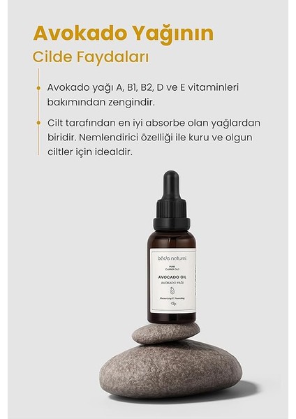 Natural Avokado Yağı Soğuk SIKIM%100 Saf 30 ml fırsatları