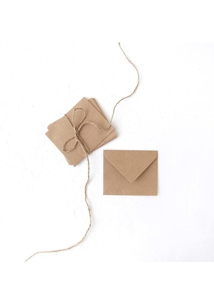 Minik Zarf 50 Adet (Kraft)