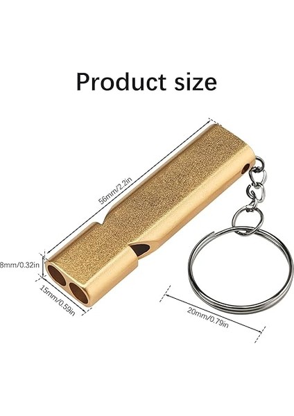 Düdük, 2 Adet Hakem Düdüğü, Dağ Acil Düdük, Metal Düdük, Antrenmanlar Için Uygun Futbol Kürek Okulu Spor Kamp Yürüyüş (Gümüş/altın) modelleri