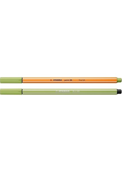 Point 88 &amp; Pen 68 Pastellove - Ince Keçe Uçlu Kalem ve Keçe Uçlu Boya Kalemi - 12'li Paket - Çeşitli Renkler fiyatları