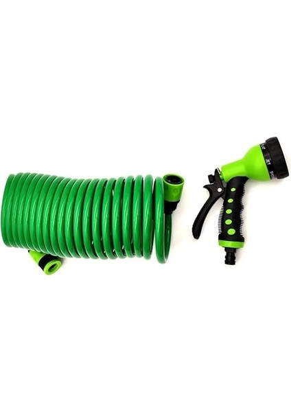 Garden Fıskiye Tabancalı Spiralli Hortum Seti 7.5 Mt. indirimleri