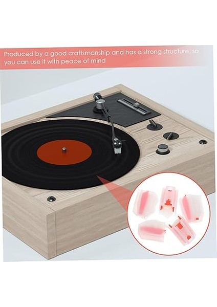 Pikap Plak Çalar Iğneleri 10 Adet Hassas Fonograf Iğnesi Vinil Plaklar Için Kolay Kurulum fırsatları