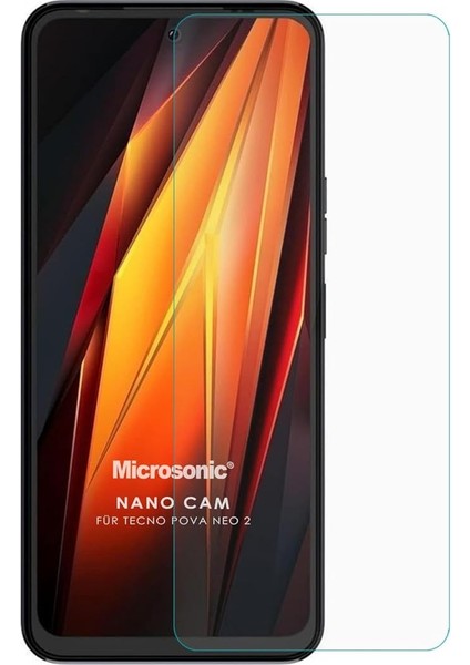 Tecno Pova Neo 2 Nano Glass Cam Ekran Koruyucu [pova Neo 2 ile Uyumlu Ekran Koruyucu - Şeffaf]