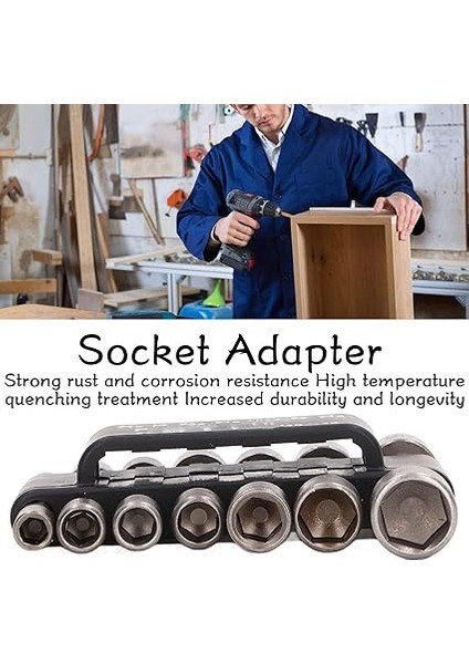 14 Parçalı Güçlü Lokma Anahtarı 1/4 Inç Altıgen Tornavida Ucu Seti, Şaft Lokma Anahtarı Aletleri Somun Seti Sae-Metrik Altıgen Darbeli Somun Tornavida Ucu, Matkap Için, Schr fırsatları