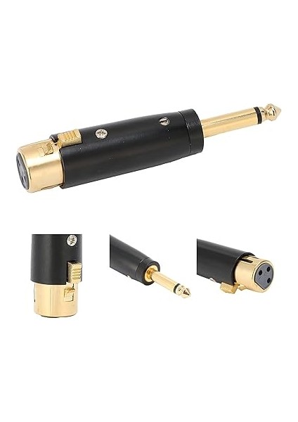 6,35 mm Mono Fiş, Xlr Soket Adaptörü, Çinko Alaşım Kabuk Stereo Ses Dönüştürücü Bağlantısı, Gitar Ses Kablosu, Mikser Kablosu, Mikrofon Arayüzü Için Kullanılır modelleri