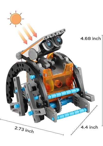 Solar Robot Oyuncak 13-In-1 Eğitici Bilim Kiti Güneş Enerjisiyle Çalışan Kendin Yap Robot Bilim Kiti, Eğitici Bilim Kiti Oyuncağı, 8-12 Yaş Aralığı Için Bilim Kiti modelleri