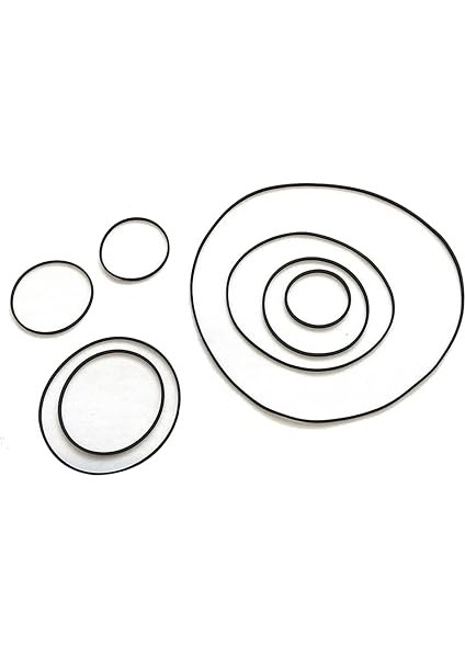 50 Adet Evrensel Karışık Kaset Bandı Makinesi Kayışı Ortak Düz Lastik Kayış Kayıt Cihazı CD DVD Sürücü Için fiyatları