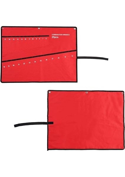 Alet Çantası - Çok Cepli Toplama Aletleri Saklama Çantası Anahtar Pense Anahtarı Tutucu Kanvas Düzenleyici (25 Ağız) fiyatları