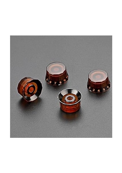 Abajur Stilinde Gitarlar Için Yedek Parçalar, 6 mm Prs Gitar Aksesuarı, 4 Parçalı Hız ve Ses Ayarı modelleri