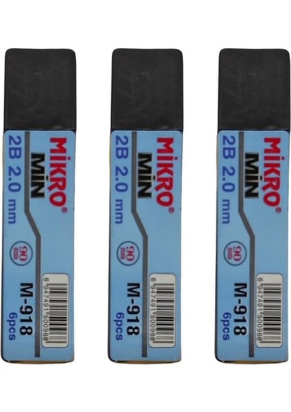 Ucu 2.0mm 2b Mikro 2b Kalem Ucu 2mm Siyah 3 Adet