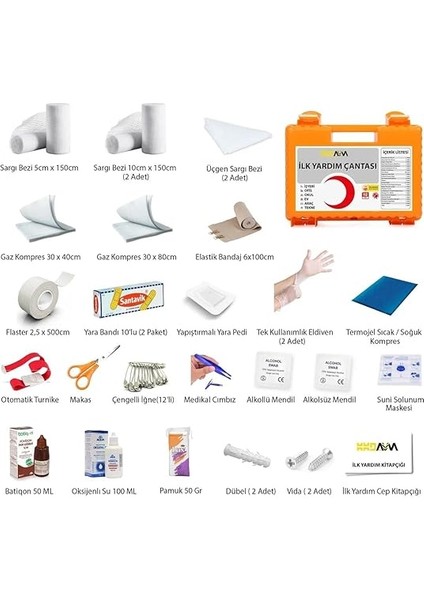 Iş Yeri Çantası Ecza Dolabı Ilk Yardım Seti modelleri
