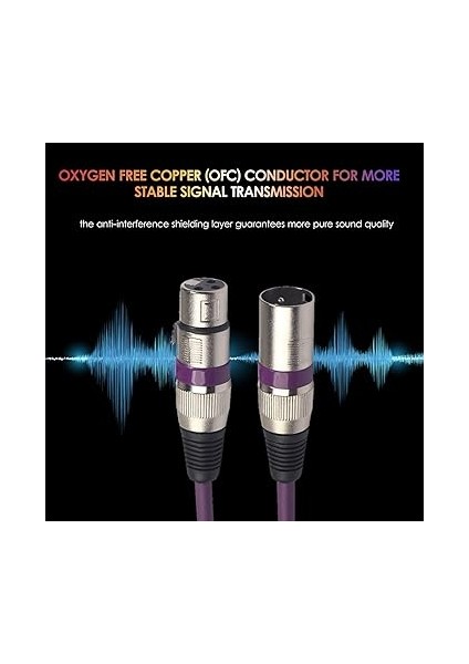 6 Adet 1.5m Xlr Kablo Seti Renkli Mikrofon Kabloları Dmx Sahne Işık Kablosu 3-Pin Erkekten Kadına Karıştırma Spot Işığı Sahne Par Işık Mikrofon Mikser modelleri