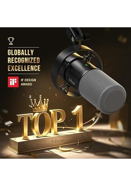 Boom Kol Paketi ile Dinamik Mikrofon, Xlr/usb Podcast Kayıt Mikrofon Seti, Sessiz Düğmeli, Kulaklık İZLEME-K688CT fiyatları